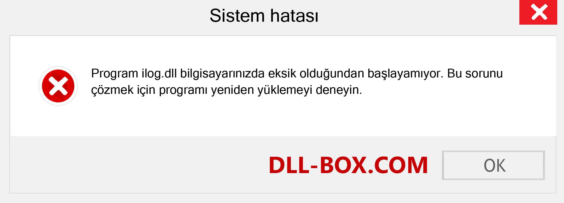 ilog.dll dosyası eksik mi? Windows 7, 8, 10 için İndirin - Windows'ta ilog dll Eksik Hatasını Düzeltin, fotoğraflar, resimler